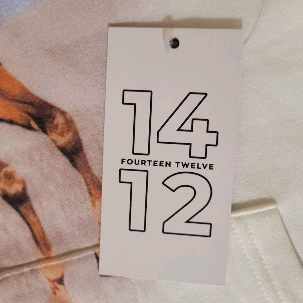 1412 vintage-style Horse graphic white Hoodie Cowgirl Equestrian Rodeo Xl NWT - Picture 3 of 9